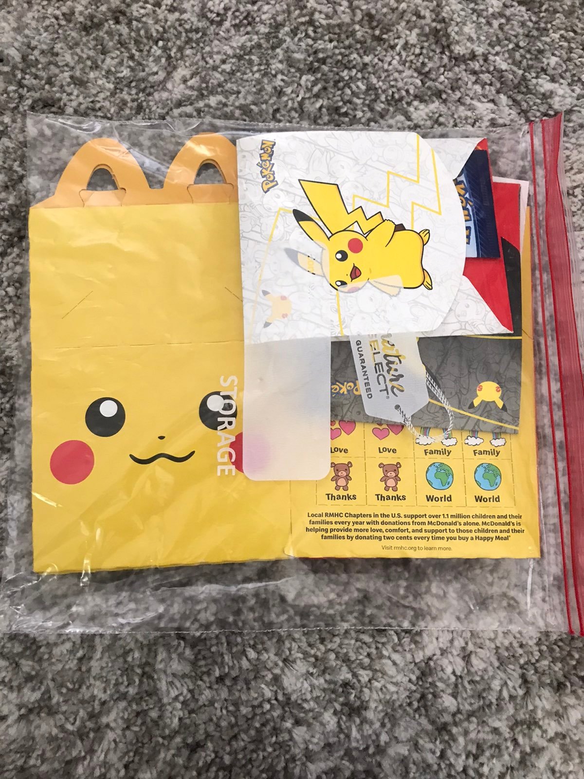 Pokemon pikachu mcdonads