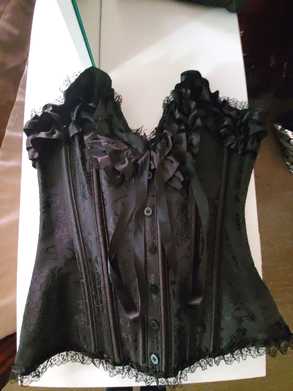 Black coset with skirt