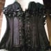 Black coset with skirt