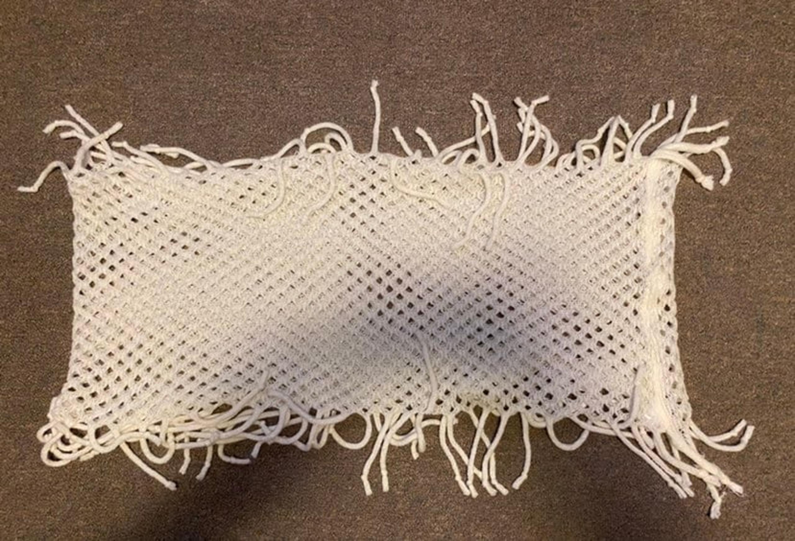 JUSTICE White Knit Infinity Scarf