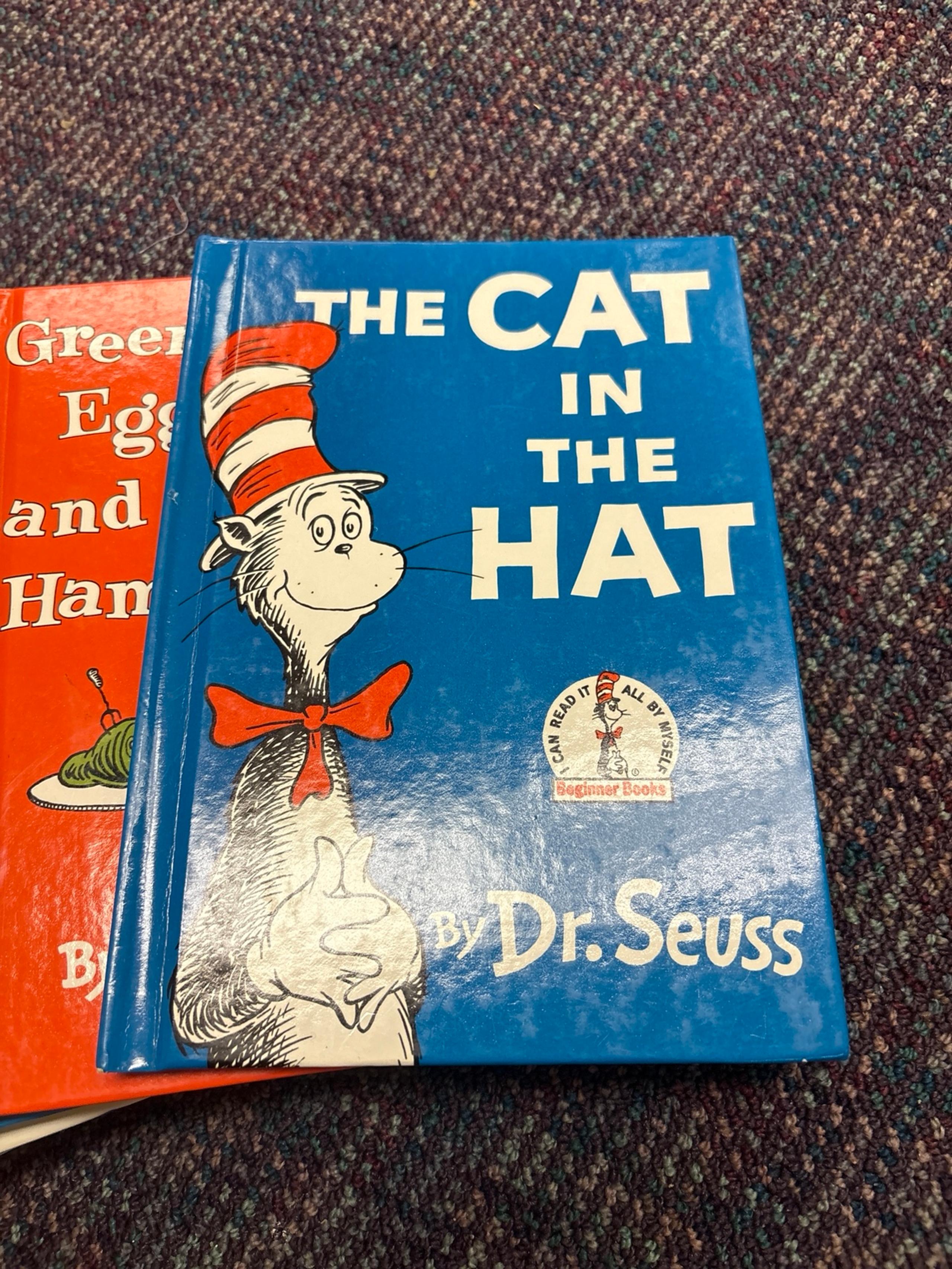 Five Dr. Seuss Books from the late 1980’s Grolier Book Club Edition
