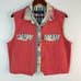 Vintage Canvasbacks Lutton & Horsfield Patchwork Denim Vest Womens Large