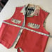 Vintage Canvasbacks Lutton & Horsfield Patchwork Denim Vest Womens Large