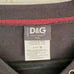 Dolce & Gabbana Black Knit V Neck Grommet Logo Sweater 100% Cotton Italy SZ XXL