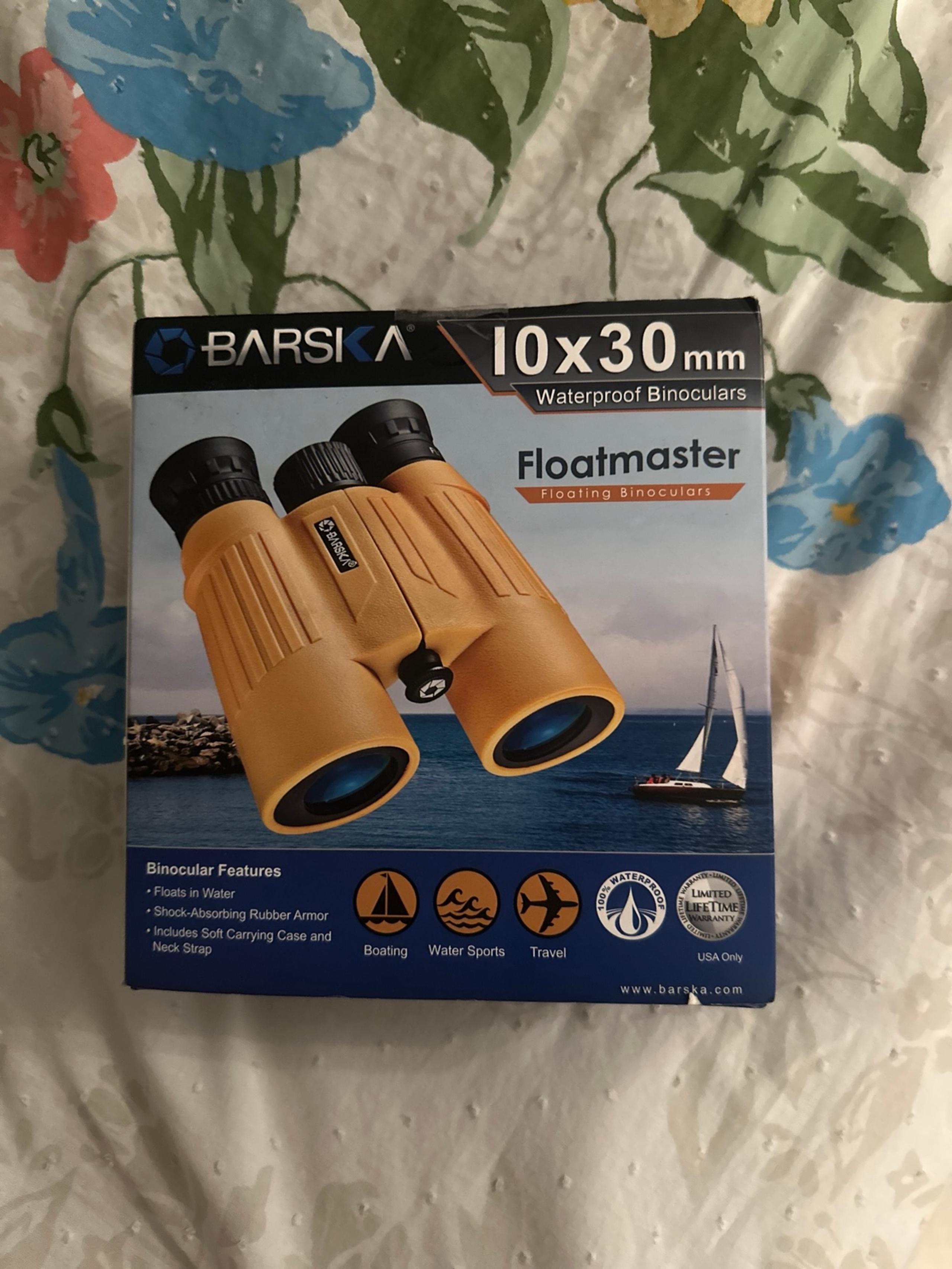 Waterproof binoculars. Floating binoculars