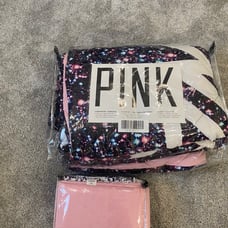 Vixtorias secret pink twin comforter and sheets