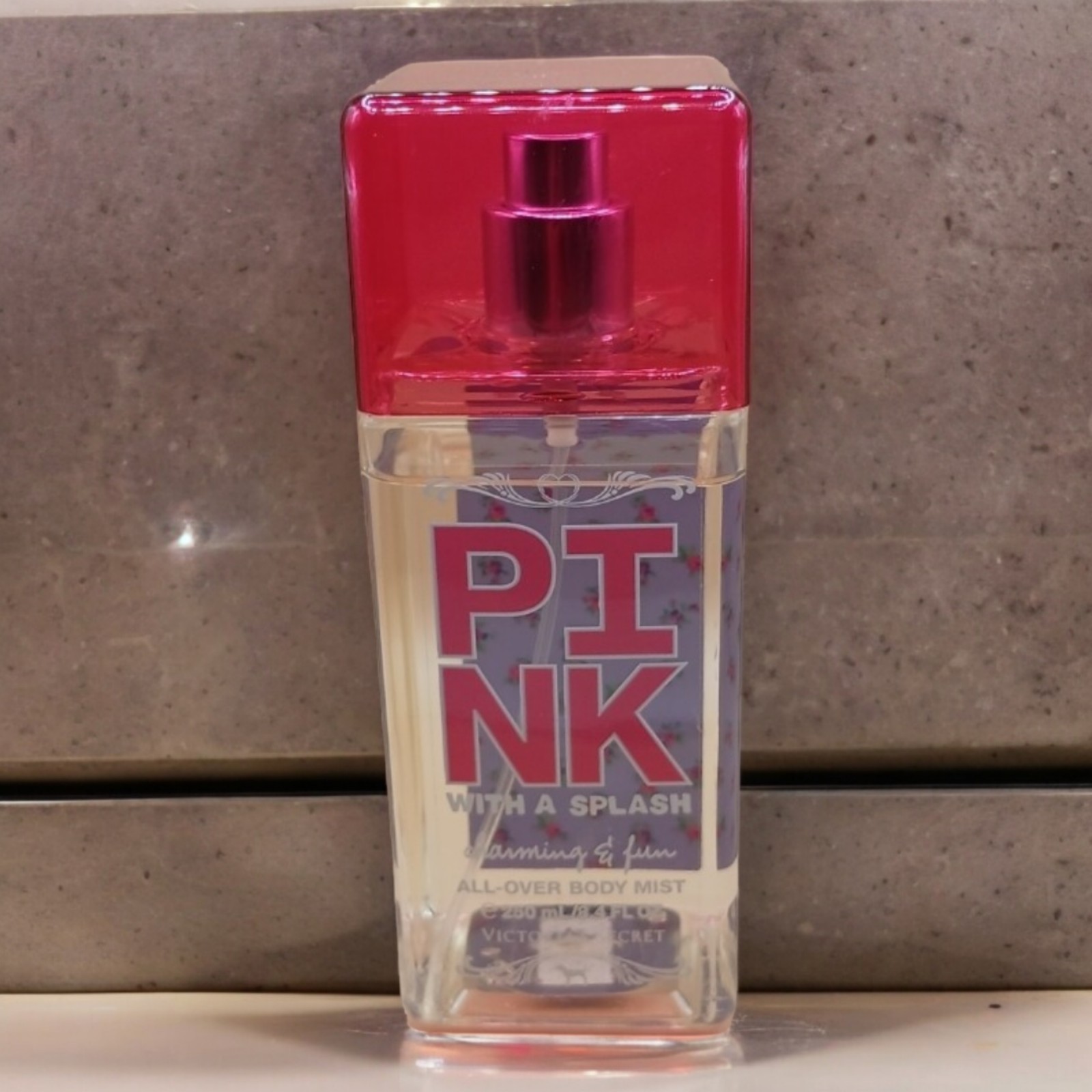 Victoria's Secret Pink With A Splash, 8.4 Fl.Oz., charming & fun 97% full