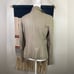 Vince Women’s Motorcycle Jacket XS Gray 100% Leather Long knit Sleeves