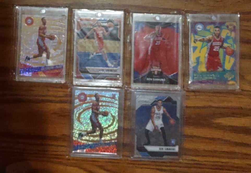 (6) Card Lot 2006-07 Prizm, Court Kings, Certified Ben Simmons Rookies