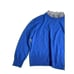 Corle + Hand x Centre Pointe Women's Blue Ruffle Collar Cashmere Sweater Large