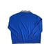 Corle + Hand x Centre Pointe Women's Blue Ruffle Collar Cashmere Sweater Large