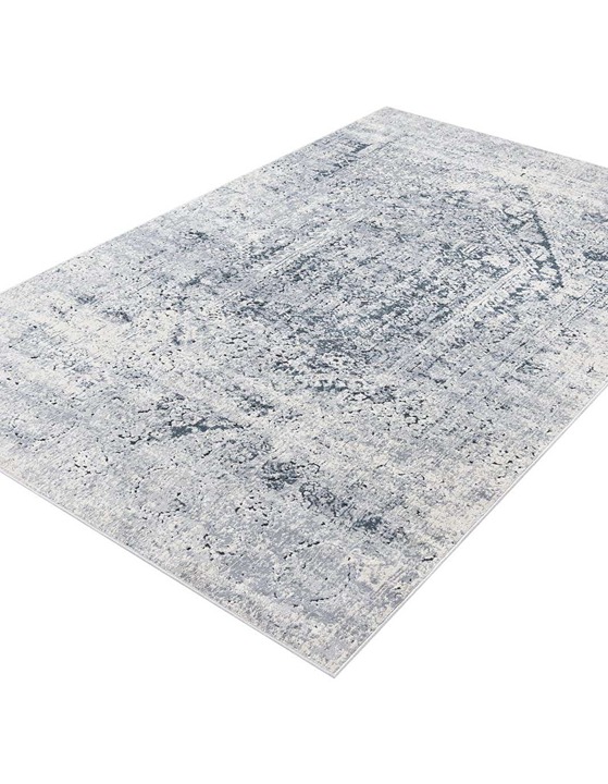 5' x 8' New Area Rug Gray H 36052 Home Decorative Art Soft Carpet Collectible