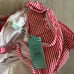 Sea level SORRENTO STRIPE SQUARE NECK ONE PIECE - RED size 6