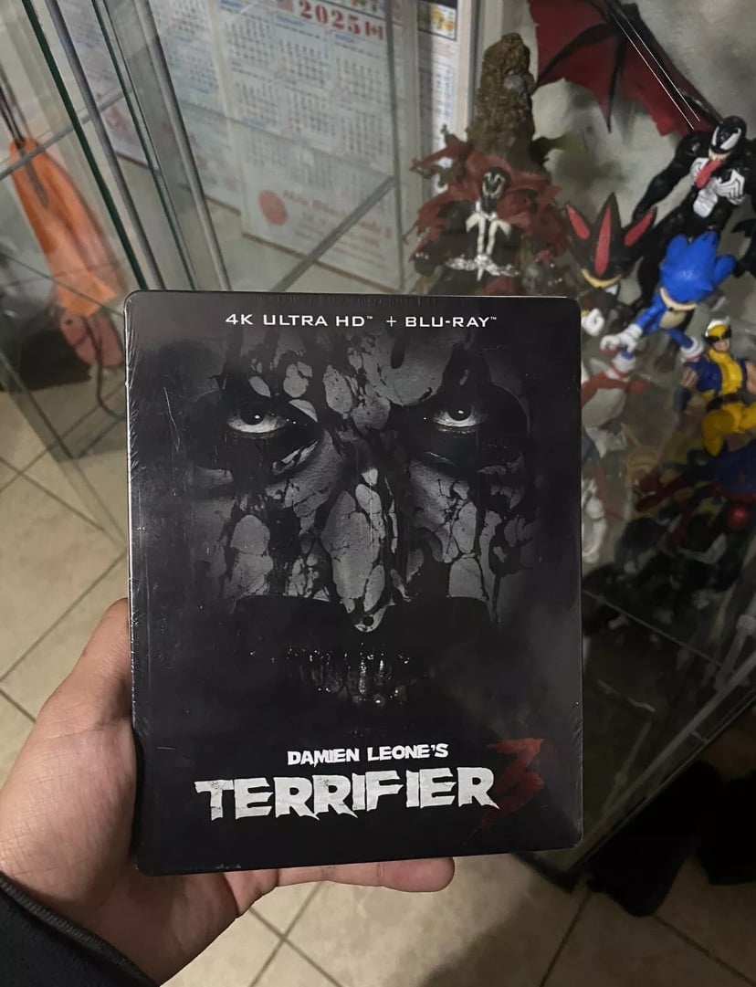 Terrifier 3 blu-ray steelbook dvd
