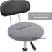 Washable Stool Cushion Slipcover Elastic Bar Chair Covers for 14-17 Inch Chair