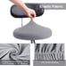 Washable Stool Cushion Slipcover Elastic Bar Chair Covers for 14-17 Inch Chair
