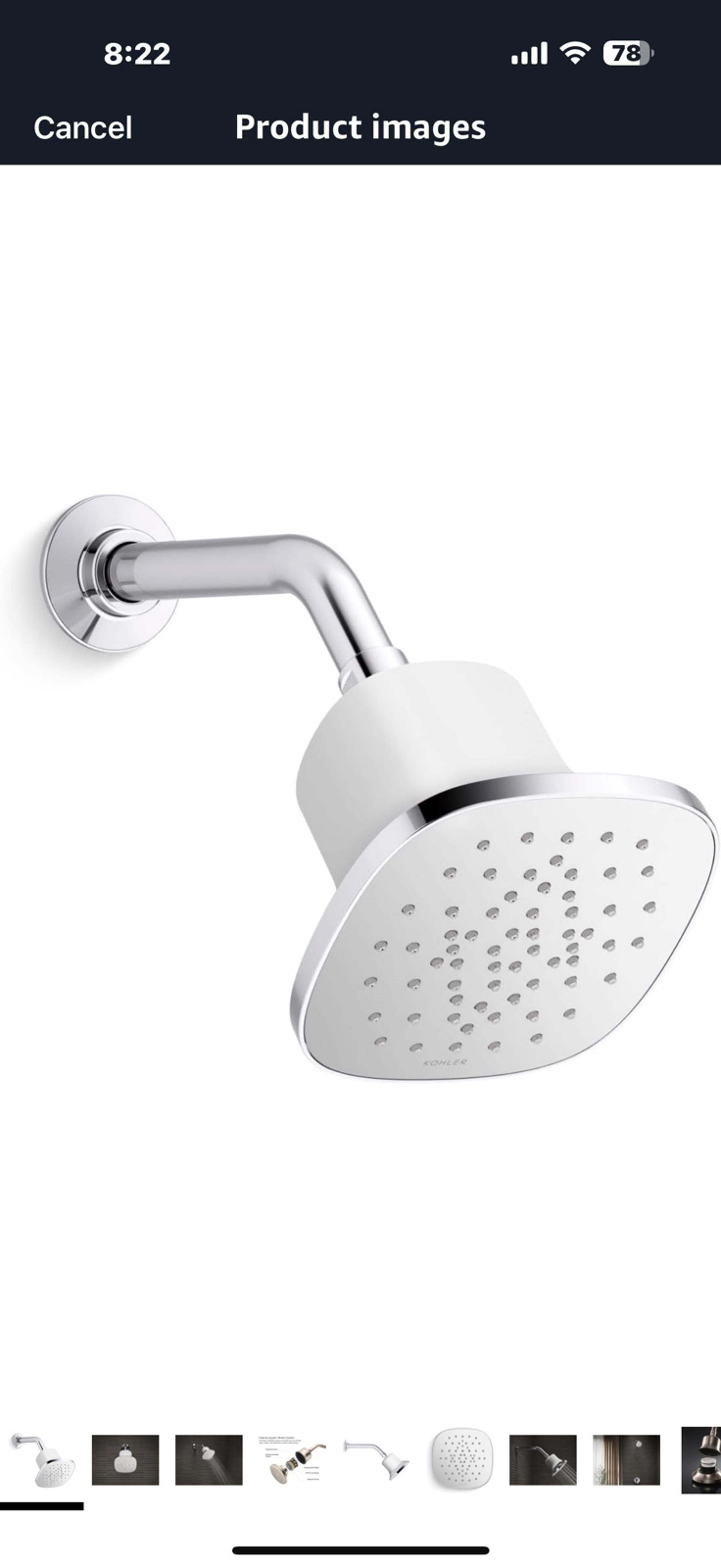 Cinq Square Single-function Filtered Showerhead, 2.5 Gpm

Brand Kohler
Style Con