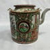 Antique 19th Century Cantonese Rose Medallion Porcelain Teapot