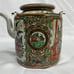 Antique 19th Century Cantonese Rose Medallion Porcelain Teapot