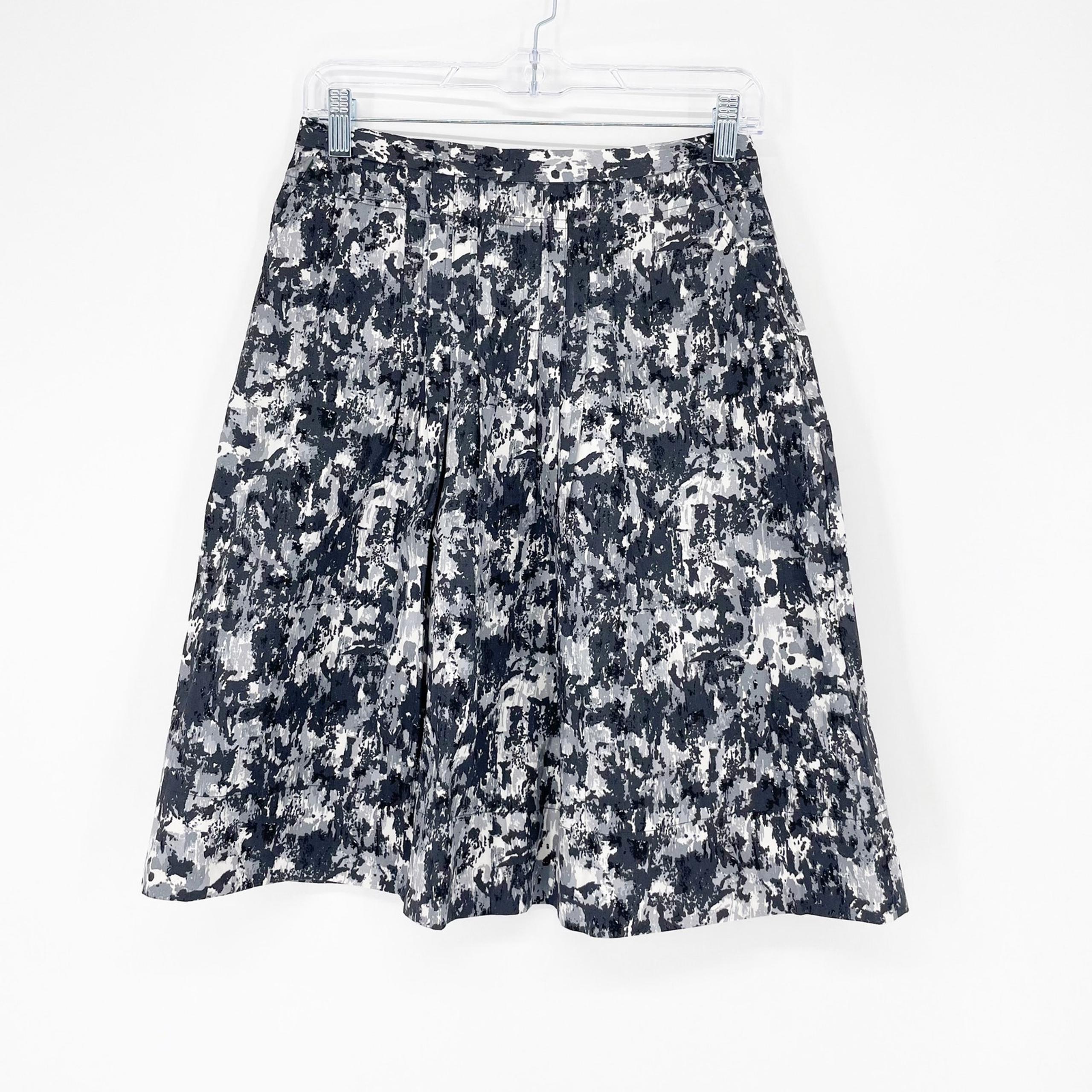 New York & Company 100% Cotton A-Line Skirt Size 2