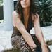 NWT Zara Polyamide Ruched Halter Top in Khaki - Small