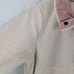 Anthropologie Entro White/Mauve Sherpa Pullover Sweater Sz L Pockets Cozy Warm