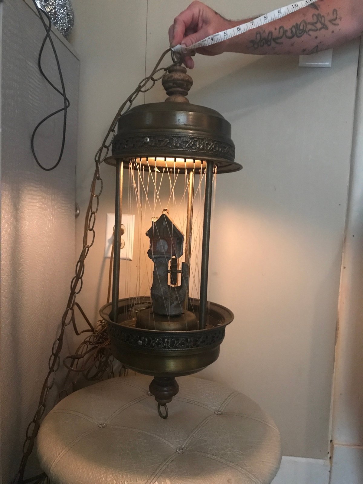 vintage oil rain lamp
