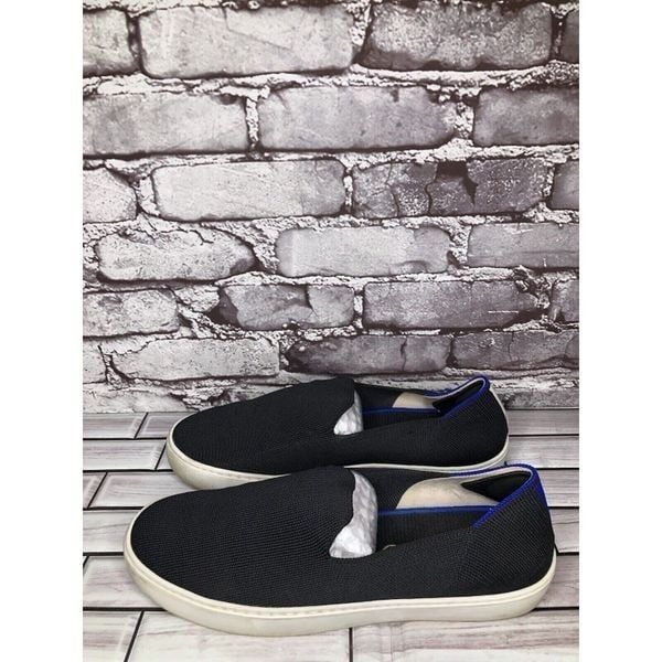 Rothy’s Black Knit Fabric The Original Slip On Sneaker Shoes Women 11M US/42.5EU