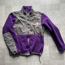 North Face Jacket Denali Polartec Sherpa Fleece Purple Womens Xl