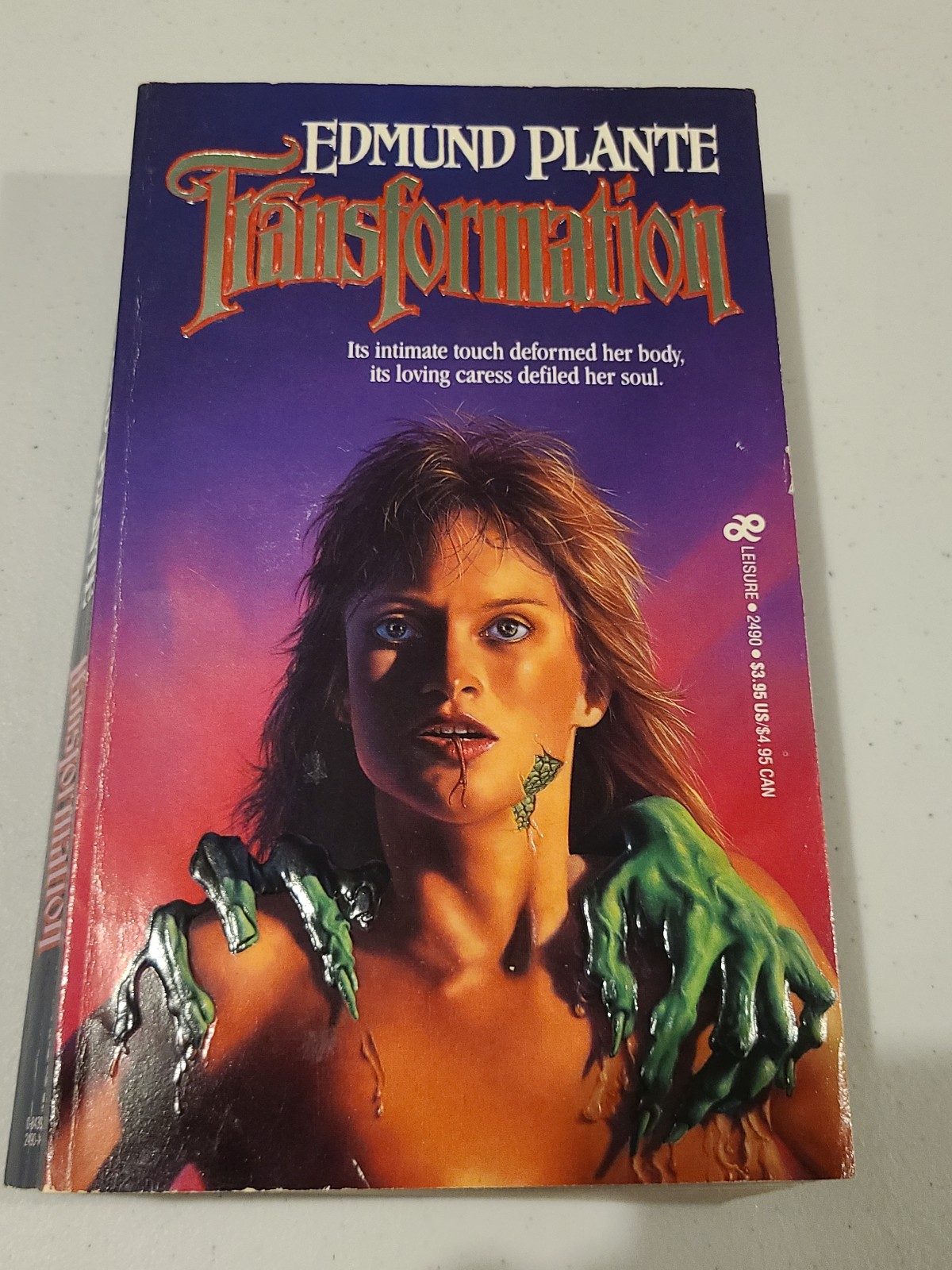 Transformation by Edmund Plante Vintage Leisure Horror Paperback Hard to Find