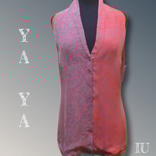 Ya-Ya Silk Print Halter Top