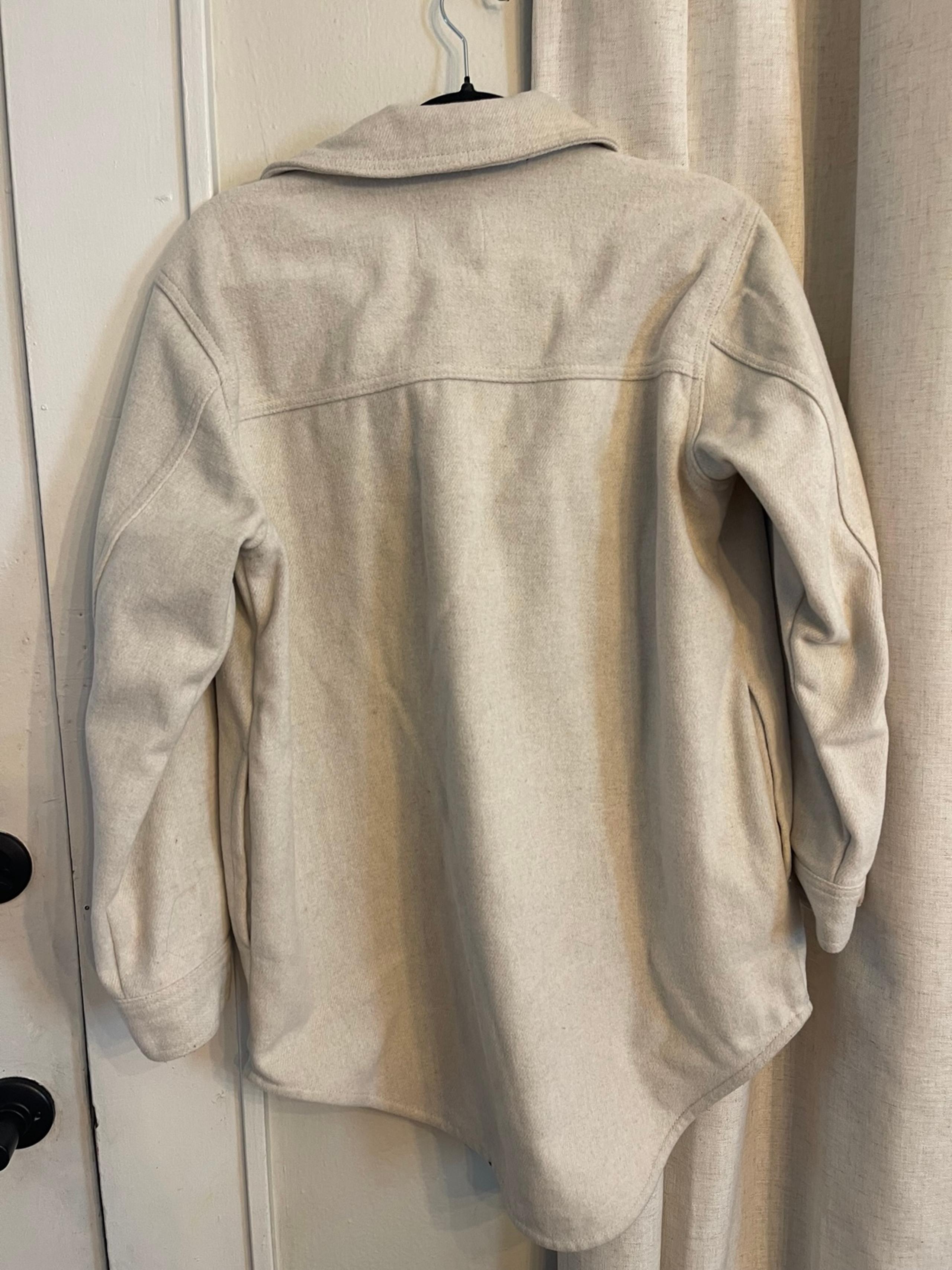 Old Navy Fleece Shirt Jacket – Women’s Size M – Oatmeal Beige