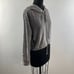Cloth & Stone Velour Hoodie Jacket Gray Long Sleeves Pullover Size M Medium