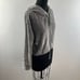 Cloth & Stone Velour Hoodie Jacket Gray Long Sleeves Pullover Size M Medium