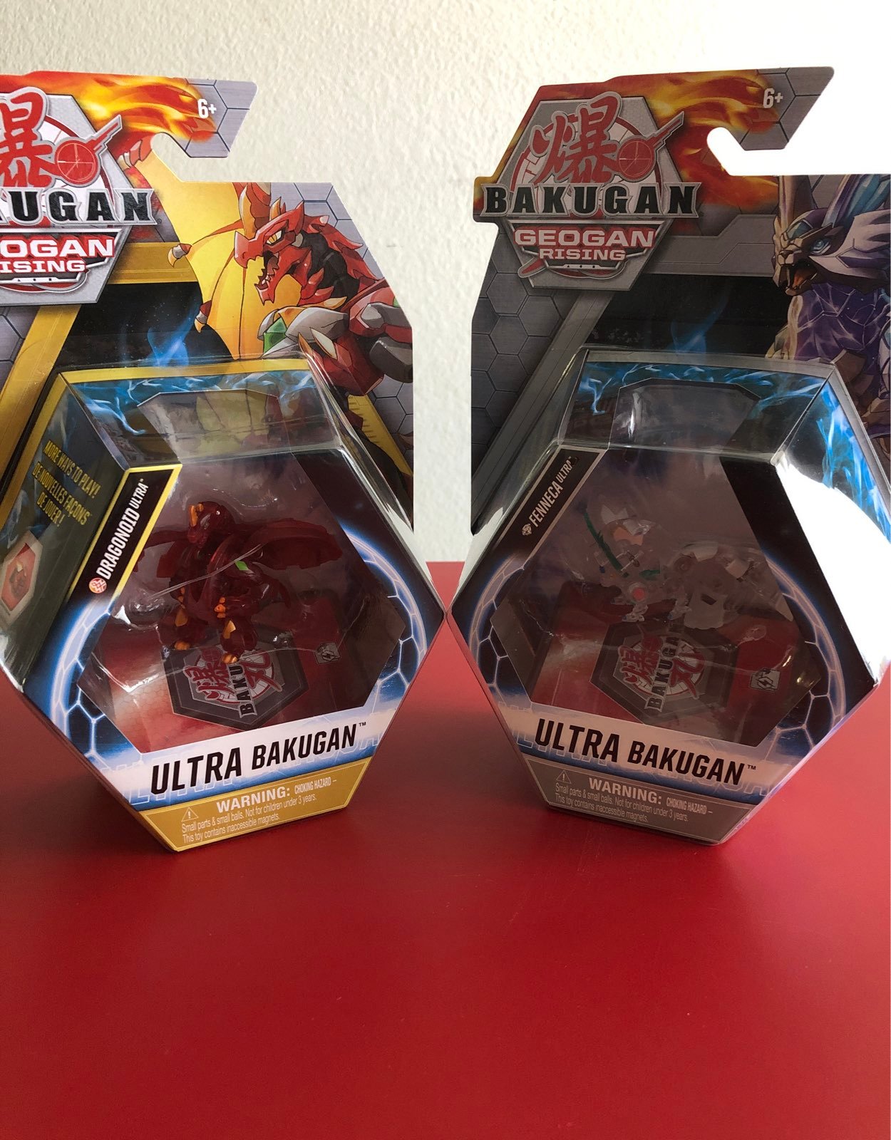 2021 ULTRA RARE Bakugan Geogan Rising ELEMENTAL Dragonoid Ultra & Fenneca Ultra
