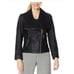 Motorcycle IMAN Global Chic Genuine Lamb Leather Moto Jacket ~Black XL
