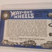 1970 way out wheels George Barris Fuzz GTO card