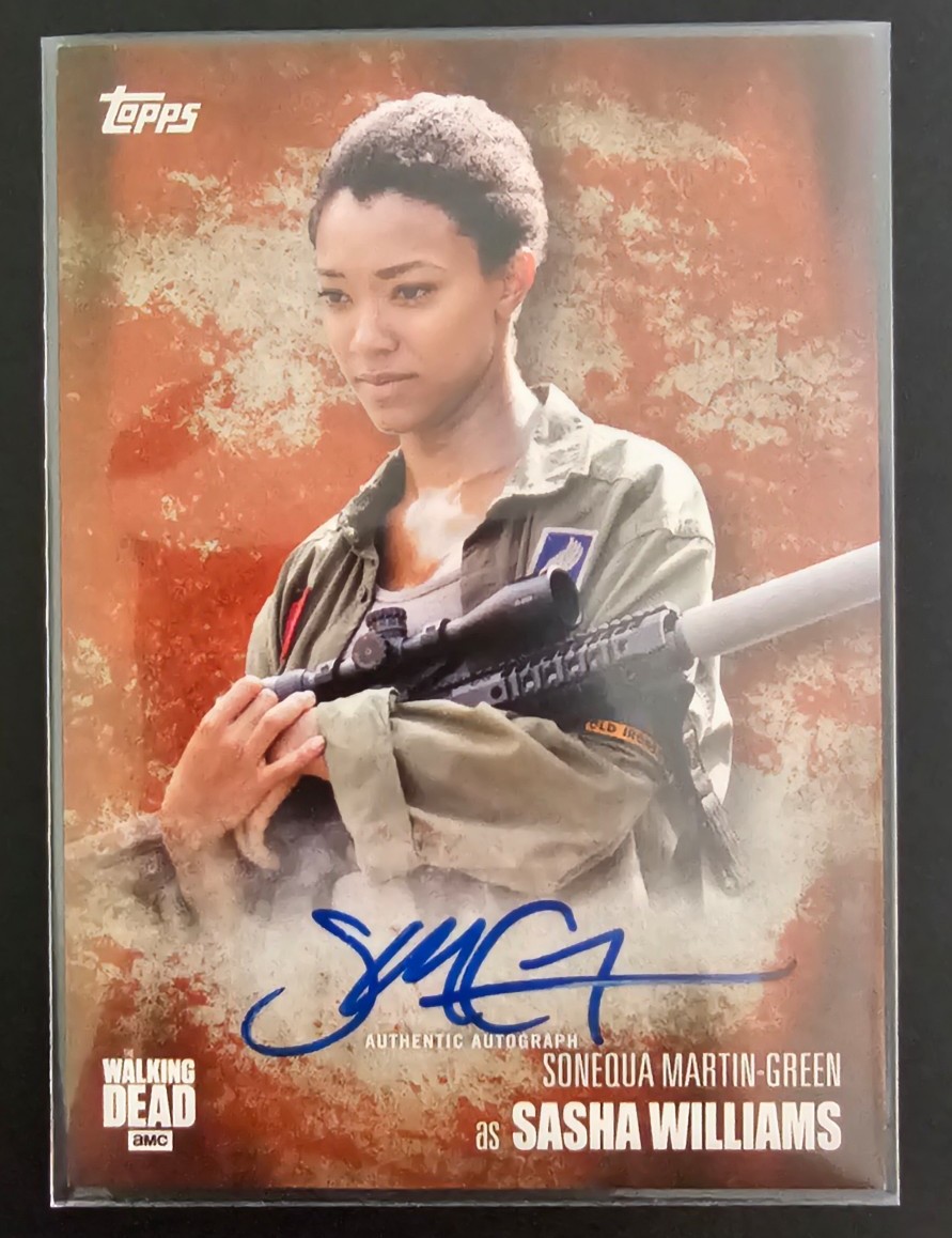 Walking Dead autograph card