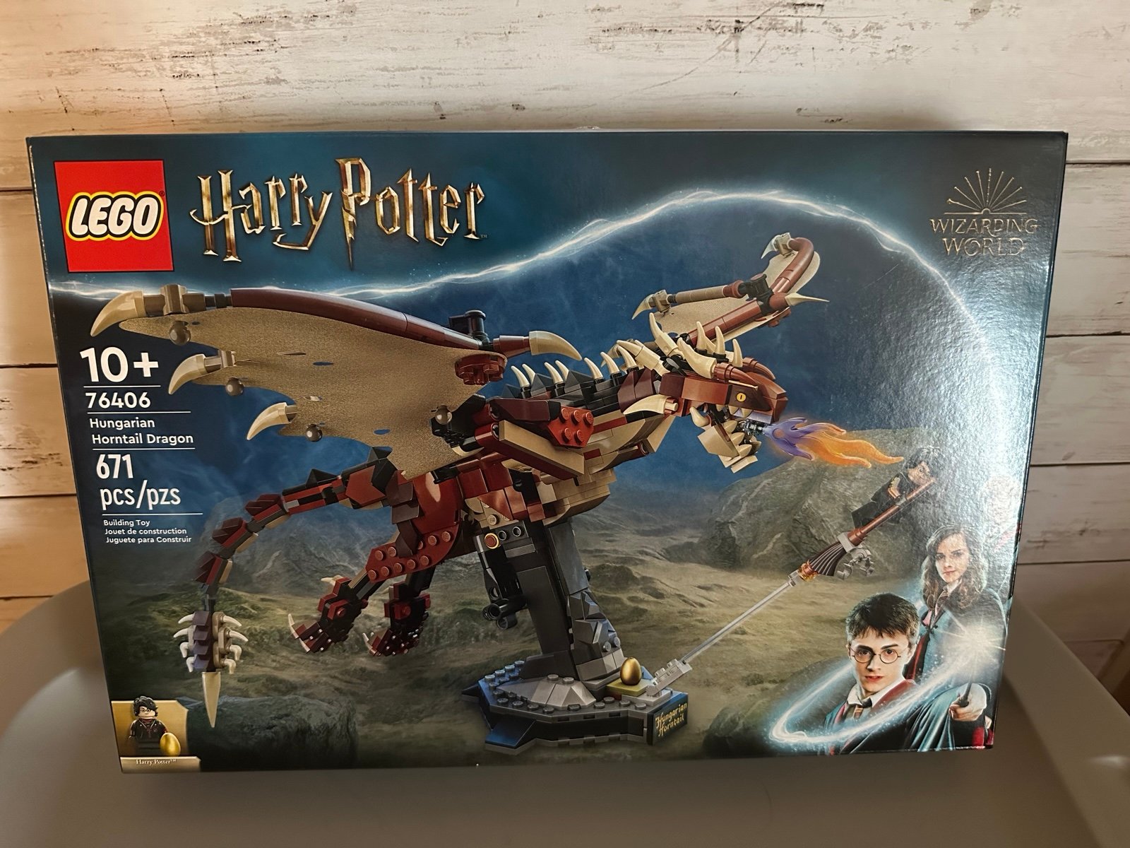 Lego Harry Potter Hungarian Horntail Dragon 76406 NIB