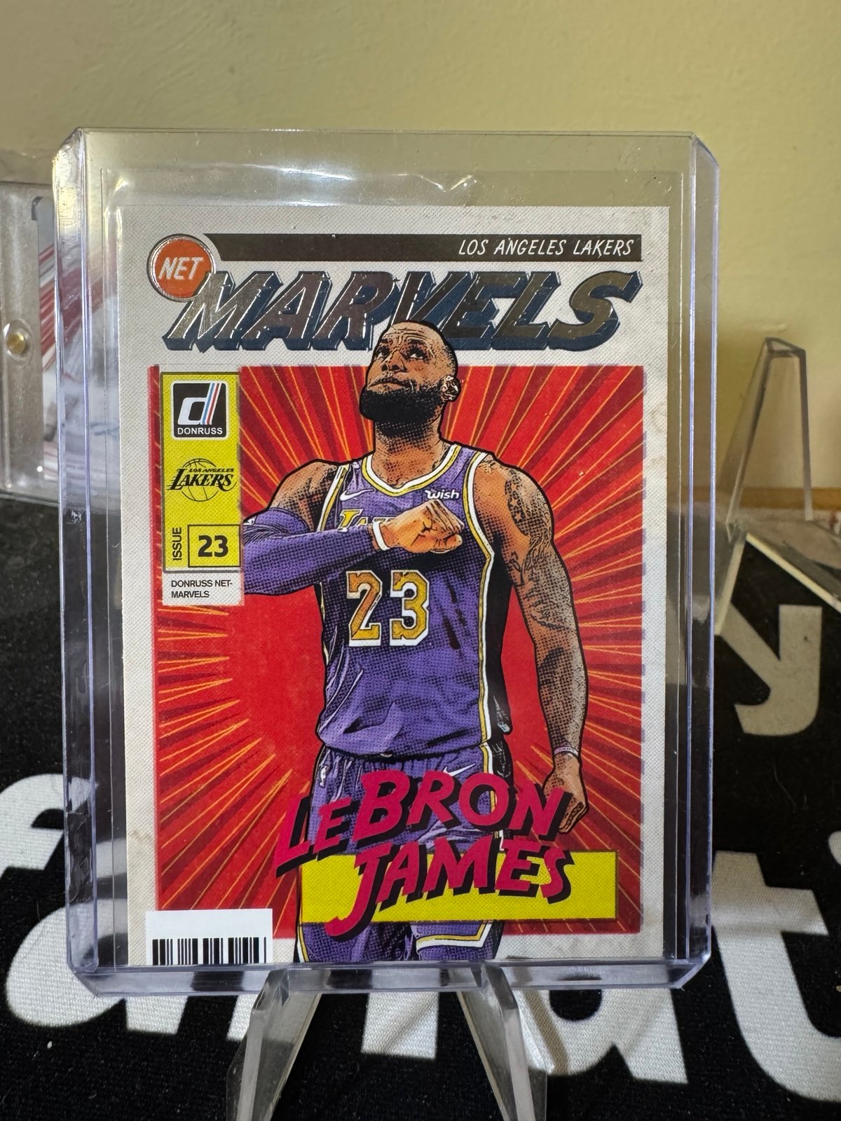 Lebron James 2019-20 Donruss net marvels Los Angeles Lakers