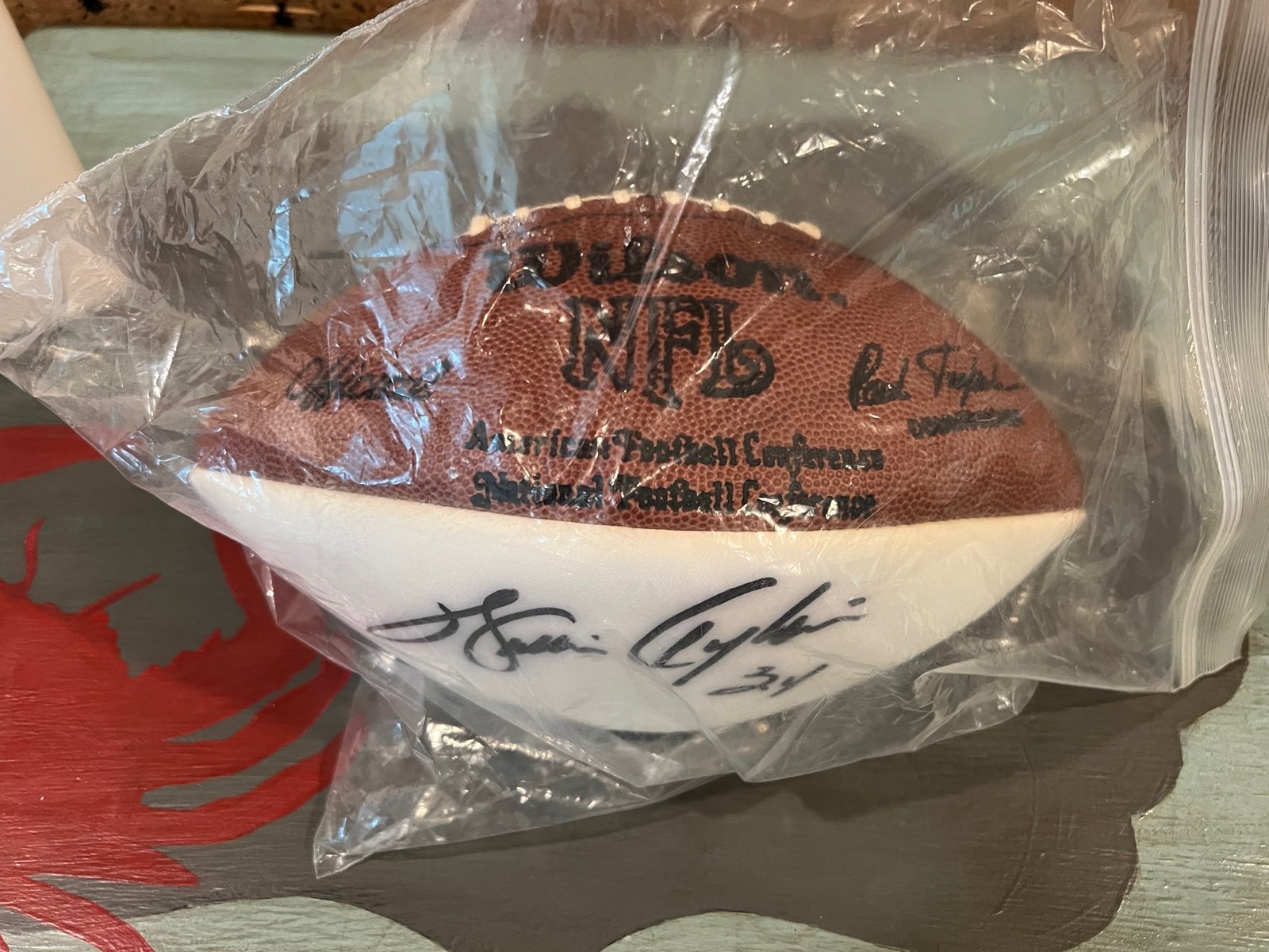 Walter Payton Signed Football