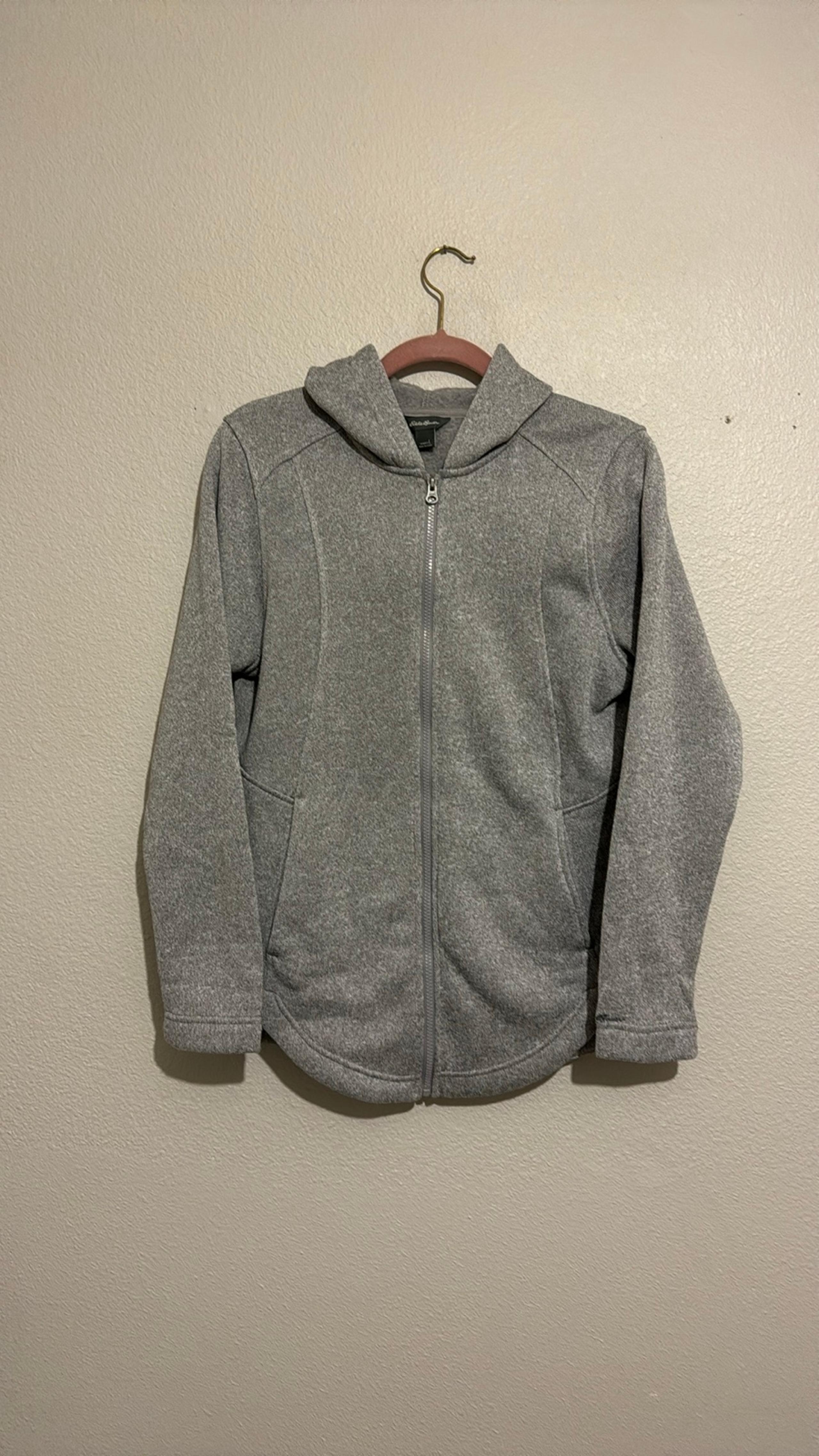 Eddie Bauer Full Zip Women's Grey Hoddie