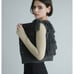 CLANE Fringe-Trimmed Gray Bustier