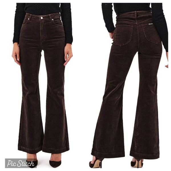 Rolla's East Coast Flare Corduroy High Rise Jeans Size 25 Excellent condition w