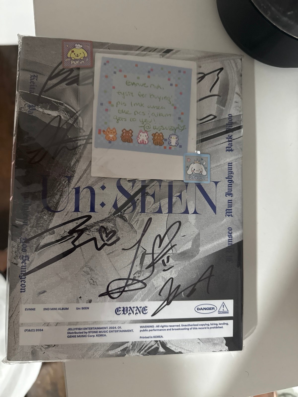 Evnne OT7 Signed Album prepackaged