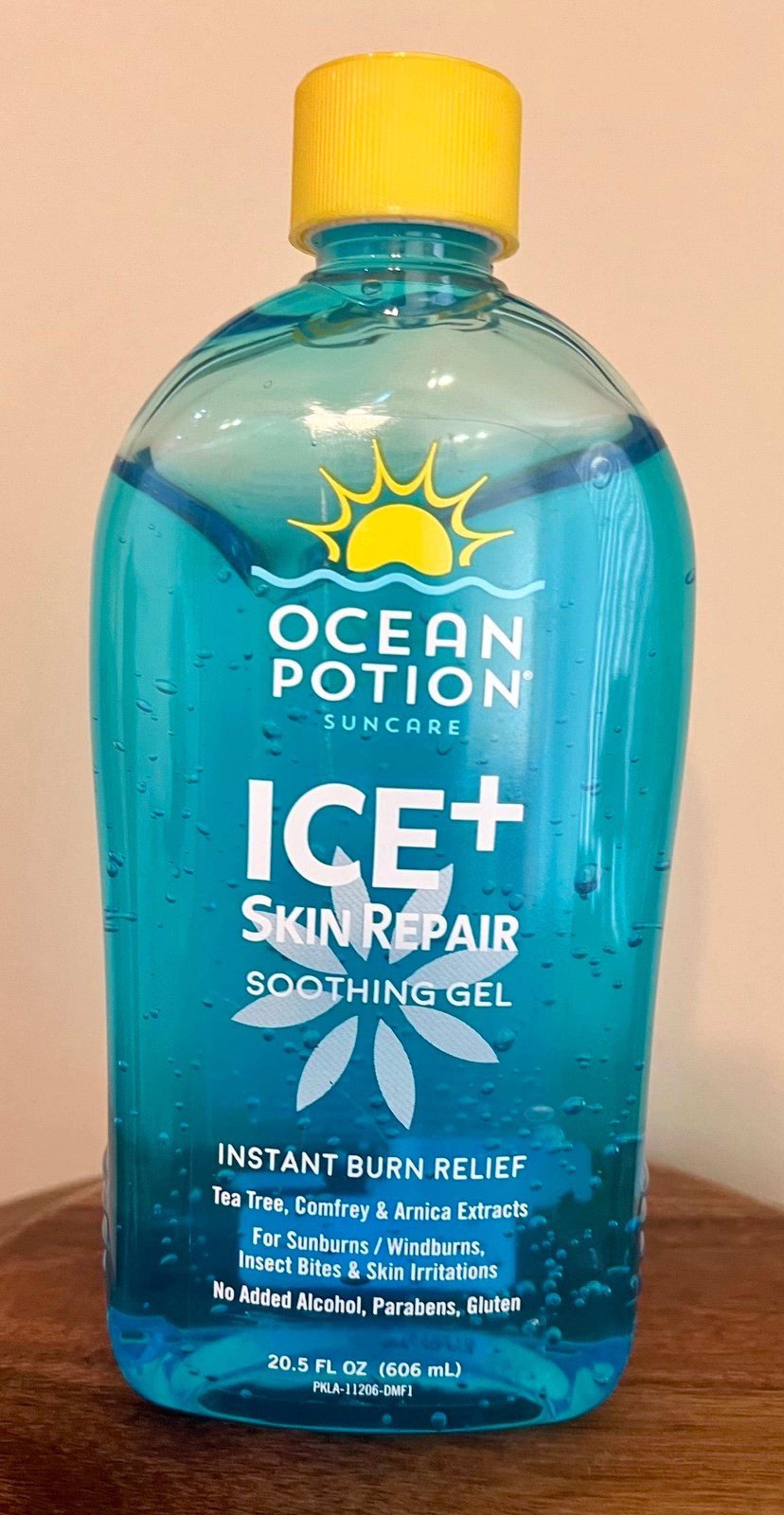 Ocean Potion Ice Skin Repair Instant Burn Relief Aloe Vera Gel 20.5 Oz