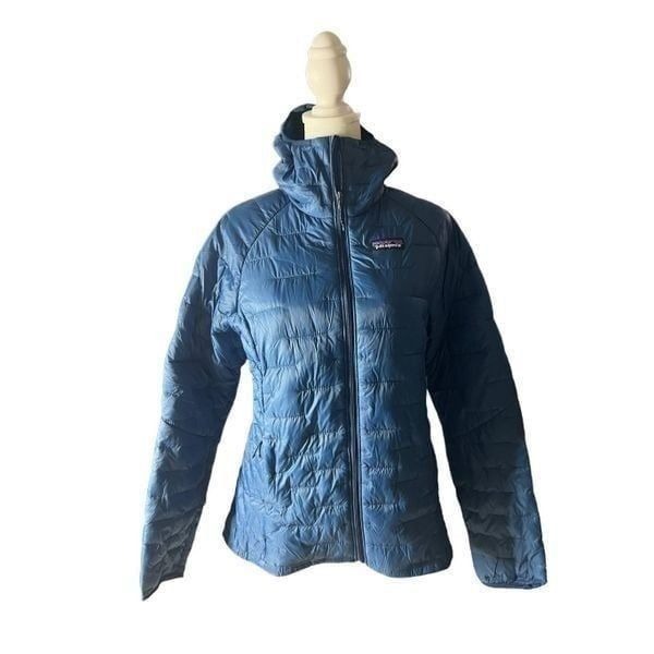 Patagonia Netplus Women's Lagom Blue Micro Puff Hoody Jacket Size Small NWT