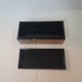 Lacquer box Multicolor Rectangle Black gold Blue Abstract Swirl 9 x4 x4 Stash