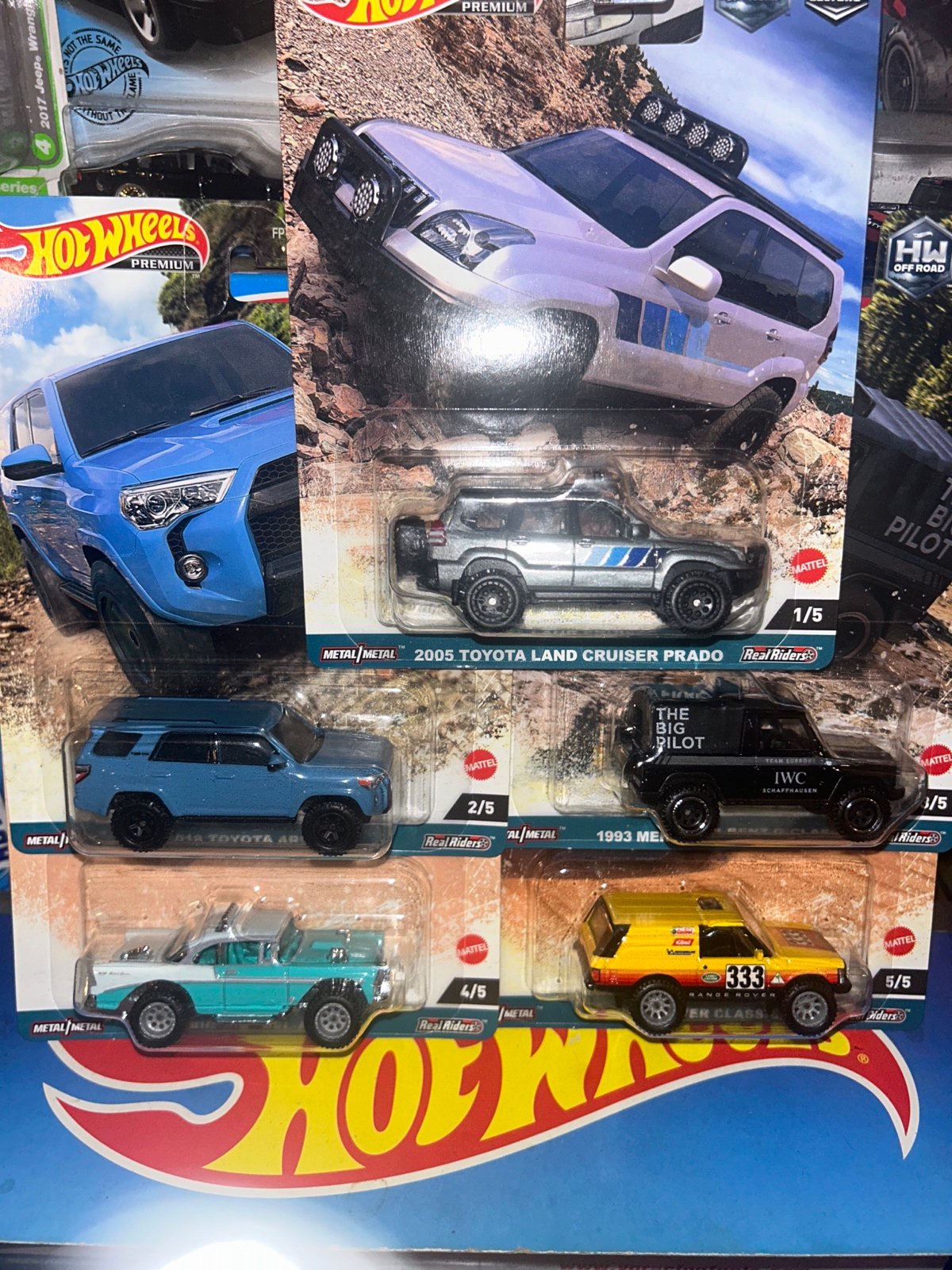 1364# Hotwheels off road car culture full set 5