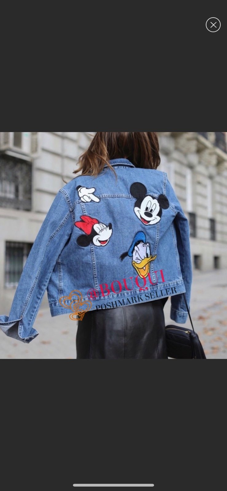 ZARA MICKEY MOUSE DENIM JACKET
